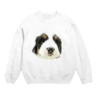 marucreateのバーニーズマウンテンドッグA　子犬 Crew Neck Sweatshirt