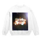 謎の烏賊の焚き火 Crew Neck Sweatshirt