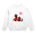 &POEMのクマ、運転始めました Crew Neck Sweatshirt