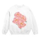 Katie（カチエ）のシャクヤクの花束 Crew Neck Sweatshirt