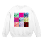 MUGURa-屋のムグラのグ　混赤 Crew Neck Sweatshirt