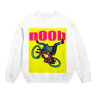 komgikogikoのnoob(ヘッタクソ) Crew Neck Sweatshirt