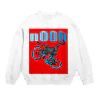 komgikogikoのnoob(ヘッタクソ) Crew Neck Sweatshirt