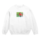 癒しショップのストロベリーちゃん Crew Neck Sweatshirt