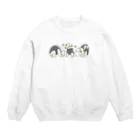 yuNN3のミナミコアリクイ　クリーム　ドット絵 Crew Neck Sweatshirt