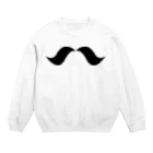 ゴロニャーのダサT屋さんのヒゲ Crew Neck Sweatshirt