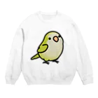 Cody the LovebirdのChubby Bird オキナインコ Crew Neck Sweatshirt