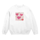 my pastel（いしはら　まさこ）のハートの果物 Crew Neck Sweatshirt