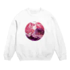 しろいののひのまるてきな Crew Neck Sweatshirt