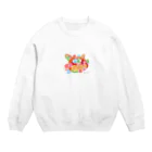 pinkpenguinのスマイルシーサー Crew Neck Sweatshirt