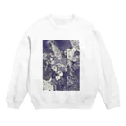 𝐥𝐢𝐬𝐚𝐰𝐚𝐭𝐚𝐧𝐚𝐛𝐞𝐩𝐚𝐢𝐧𝐭𝐢𝐧𝐠𝐬ののぞく、鯉の池 Crew Neck Sweatshirt