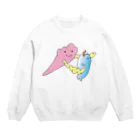 ガモさんのホロホロくん Crew Neck Sweatshirt