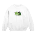 あおがねミラクルショッピングのカタパルトくん Crew Neck Sweatshirt