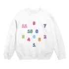 o-ka-yuのサッカーシステム「4-3-3」 Crew Neck Sweatshirt