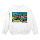 GALLERY misutawoのオーストリア シュヴァルツェンベルクの街並み Crew Neck Sweatshirt