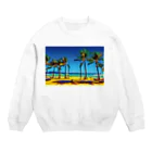 GALLERY misutawoのフィリピン ボラカイ島のビーチ Crew Neck Sweatshirt