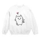 Luxia_hのザ シロネコ-II Crew Neck Sweatshirt