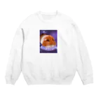 わいわいもるもっとの宇宙モルモット Crew Neck Sweatshirt