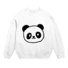 満月くんのぱんだー Crew Neck Sweatshirt