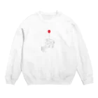 Atco.の風船で飛ぶ人 Crew Neck Sweatshirt