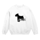 onehappinessのミニチュアシュナウザー Crew Neck Sweatshirt