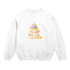 とりっとのオカメインコ×パンケーキ Crew Neck Sweatshirt