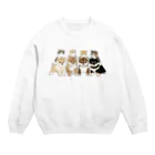 mofusandのしばにゃん Crew Neck Sweatshirt