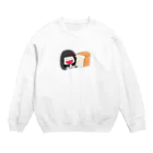 かわいいおみせのためちゃんとパン Crew Neck Sweatshirt