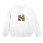 動物愛護団体NYANSのニャンズのおしり　スウェット Crew Neck Sweatshirt