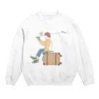 ぱあるとりぼんのROMAN飛行へ Crew Neck Sweatshirt