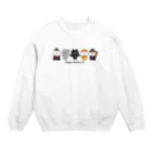 もちぱっちのHalloweenですね Crew Neck Sweatshirt