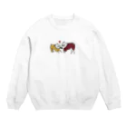 イタグッズ / ITAGOODSの仲良し Crew Neck Sweatshirt