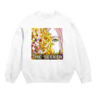 【みるかグッズ②】（SUZURI店）の【THE SEEKER】DbD公式放送掲載アイコン Crew Neck Sweatshirt