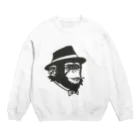 しゃばろのチンパンジー Crew Neck Sweatshirt