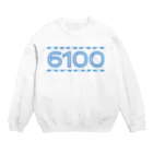 ごろう。のradio青 Crew Neck Sweatshirt