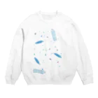 大田デザインの海ごみ Crew Neck Sweatshirt