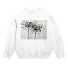 水墨絵師 松木墨善の水墨・曼珠沙華 Crew Neck Sweatshirt