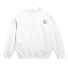 カラフルマルシェのフラワー数字シリーズ「16」 Crew Neck Sweatshirt