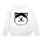 ぺろぺろぺろぺろ【せいこせんせい】の秋田犬【せいこせんせい】 Crew Neck Sweatshirt