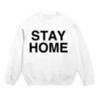 TOKYO LOGOSHOP 東京ロゴショップのSTAY HOME-ステイホーム- Crew Neck Sweatshirt