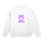 ちろるファクトリーの心は魔法少女💜パープル💜 Crew Neck Sweatshirt