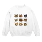 たぬちゃんずのたぬちゃんず1 Crew Neck Sweatshirt