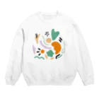 町のしょくぶつ Crew Neck Sweatshirt