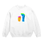 ＴＭ86のイケてるチンアナゴくん Crew Neck Sweatshirt