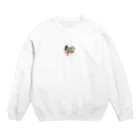 ミュージアムショップトーキョー/museum shop TOKYOの歌川国芳　金魚づくし　玉や玉や　ロゴ版 Crew Neck Sweatshirt