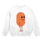 OCTOPUS_shopの名前なし_オレンジ Crew Neck Sweatshirt