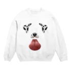 unicorn house .のSnapchatの犬 Crew Neck Sweatshirt