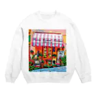 GALLERY misutawoのイタリア チンクエ・テッレの街角 Crew Neck Sweatshirt