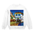 GALLERY misutawoのスペイン コルドバの街角 Crew Neck Sweatshirt