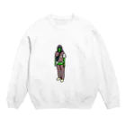 隣りのあの子のミル子 Crew Neck Sweatshirt